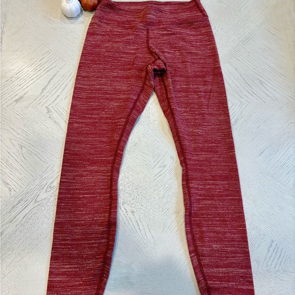NOBULL Cranberry Heathered Leggings